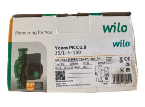 Wilo-Yonos PICO 1.0 25/1-4 130 uniwersalna pompa obiegowa Wilo-Yonos PICO 1.0 25/1-4 130 uniwersalna pompa obiegowa