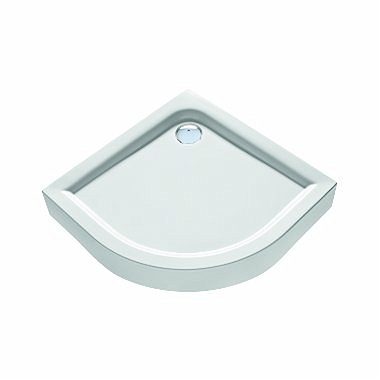 Brodzik FIRST półokrągły 90x90 z obudową