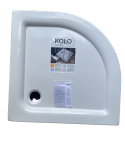 Brodzik FIRST półokrągły 90x90 z obudową