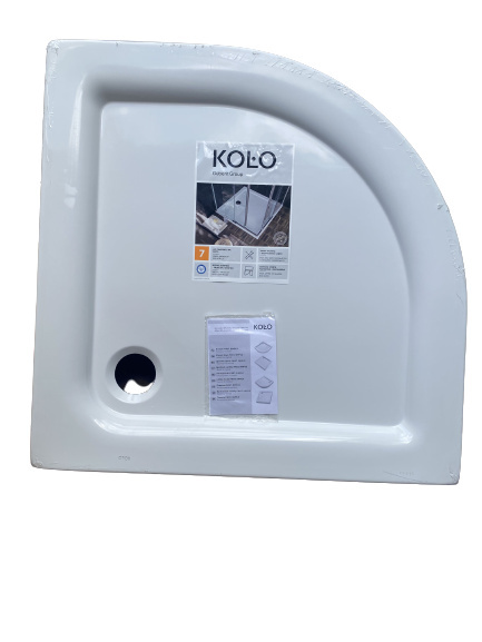 Brodzik FIRST półokrągły 90x90 z obudową Brodzik FIRST półokrągły 90x90 z obudową