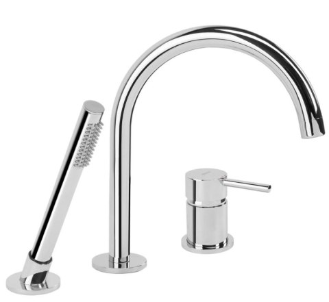 BATERIA WANNOWA 3-OTWOROWA LUNGO CHROM