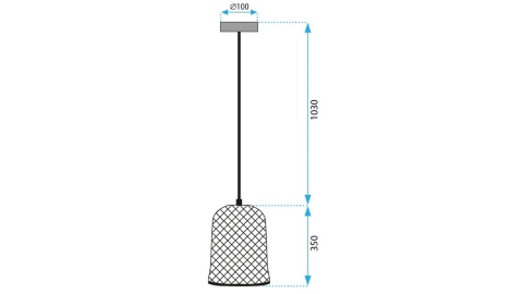 Lampa wisząca APP1335-1CP
