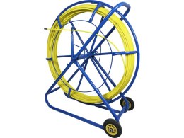 Pilot do przeciągania kabli z włókna szklanego FRP Ø10mm, 100m z kółkami Q-LANTEC