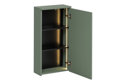 Szafka górna, jednodrzwiowa z podświetleniem LED 40 cm SOMBRA GREEN