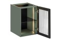 Jednodrzwiowa szafka pod blat z podświetleniem LED 40 cm SOMBRA GREEN