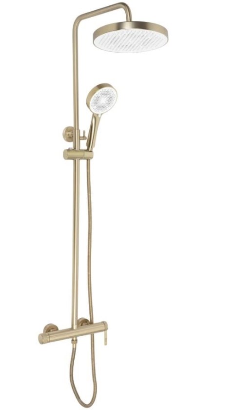 ZESTAW NATRYSKOWY GRACE JS-H7037BG ZŁOTY SZCZOT