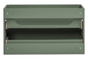 Szafka łazienkowa z dwiema szufladami i z blatem 100 cm SOMBRA GREEN