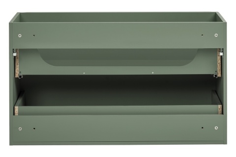 Szafka łazienkowa z dwiema szufladami i z blatem 100 cm SOMBRA GREEN