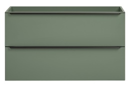 Szafka łazienkowa z dwiema szufladami i z blatem 100 cm SOMBRA GREEN