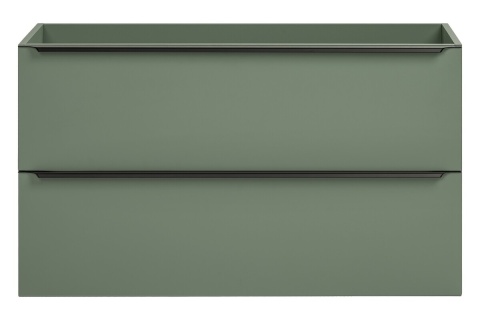 Szafka łazienkowa z dwiema szufladami i z blatem 100 cm SOMBRA GREEN