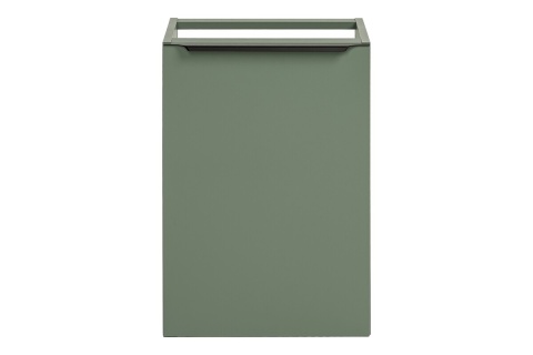 Zestaw szafki łazienkowej 80 cm, szafki z koszem na pranie 40 cm i blatu 120 cm SOMBRA GREEN