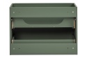 Zestaw szafki łazienkowej 80 cm, szafki z koszem na pranie 40 cm i blatu 120 cm SOMBRA GREEN