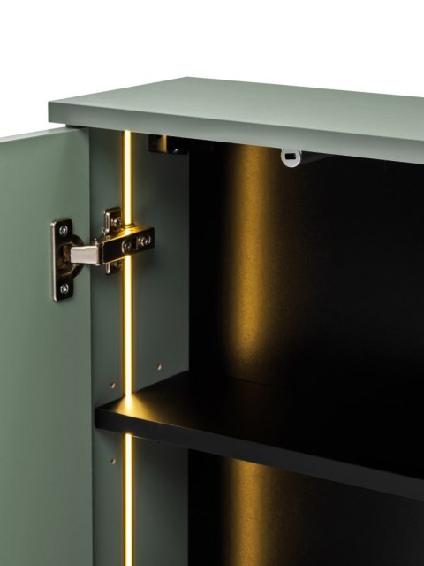 Zestaw szafka łazienkowa z blatem 40 cm i z szafką górną 40 cm SOMBRA GREEN