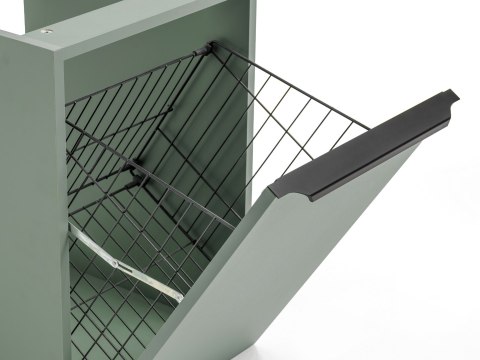 Zestaw szafka łazienkowa z blatem 40 cm i z szafką górną 40 cm SOMBRA GREEN