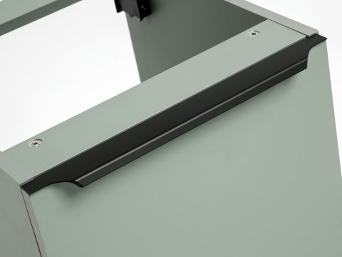 Zestaw szafka łazienkowa z blatem 40 cm i z szafką górną 40 cm SOMBRA GREEN