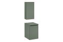 Zestaw szafka łazienkowa z blatem 40 cm i z szafką górną 40 cm SOMBRA GREEN