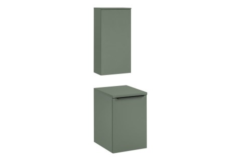 Zestaw szafka łazienkowa z blatem 40 cm i z szafką górną 40 cm SOMBRA GREEN