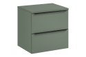 Szafka łazienkowa z dwiema szufladami i z blatem 60 cm SOMBRA GREEN