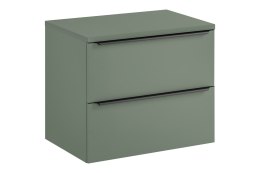 Szafka łazienkowa z dwiema szufladami i z blatem 70 cm SOMBRA GREEN