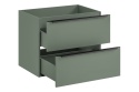 Szafka łazienkowa z dwiema szufladami i z blatem 70 cm SOMBRA GREEN