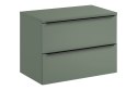 Szafka łazienkowa z dwiema szufladami i z blatem 80 cm SOMBRA GREEN