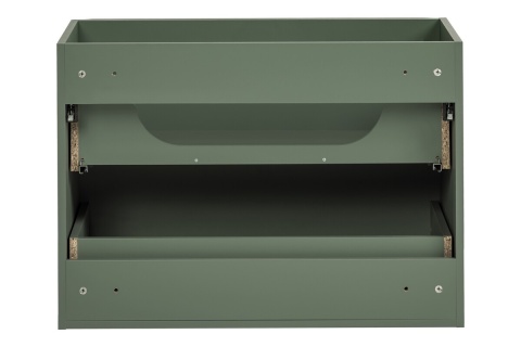 Szafka łazienkowa z dwiema szufladami i z blatem 80 cm SOMBRA GREEN