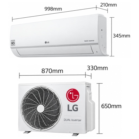 Klimatyzator LG STANDARD PLUS 6,6 kW (jednostka wewnętrzna i zewnętrzna)