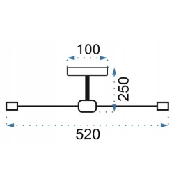 Lampa pająk APP1024-5CP