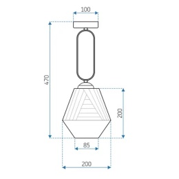 Lampa APP1025-1CP