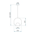 Lampa wisząca APP1027-1CP