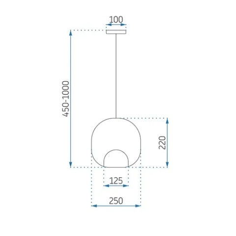 Lampa wisząca APP1027-1CP