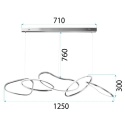 Lampa wisząca APP1054-CP