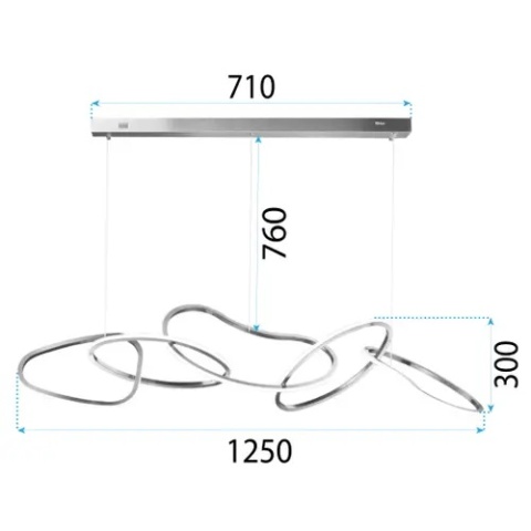 Lampa wisząca APP1054-CP