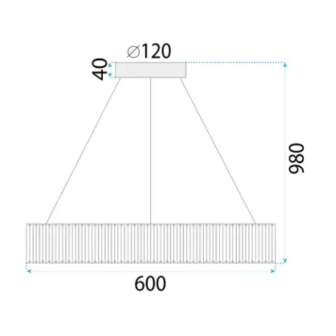 Lampa kryształowa APP1079-CP
