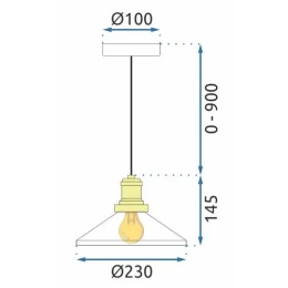 Lampa wisząca APP1172-1CP