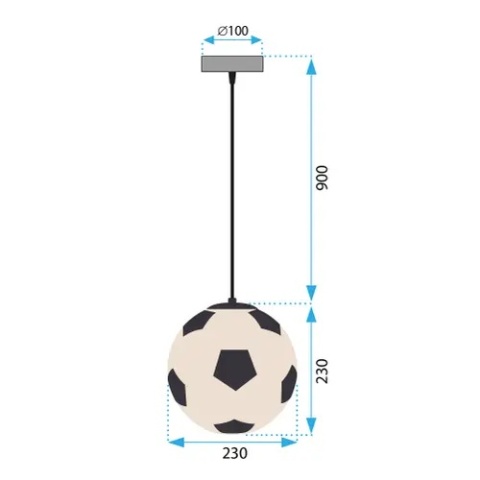 Lampa sufitowa wisząca APP1287-1CP