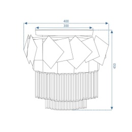 Lampa APP1309-C Gold
