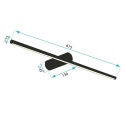 Lampa APP1342-W Black 60cm