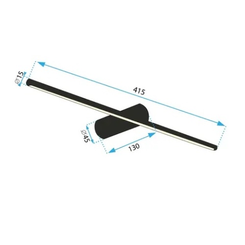 Lampa APP1344-W Brush Gold 40cm