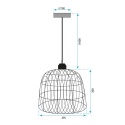 Lampa wisząca boho APP1352-1CP 40cm