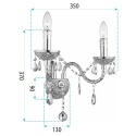 Lampa EBT019-2W Grey