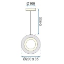 Lampa G119-1CP Gold