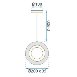 Lampa G119-1CP Gold
