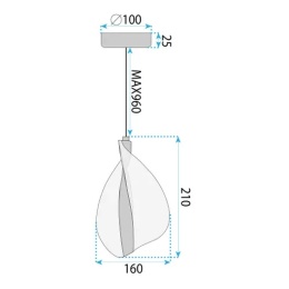 Lampa G129-CP Gold