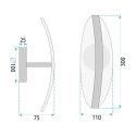 Lampa G130-W Gold