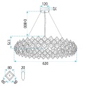 Lampa SWE094-CP 60cm Gold