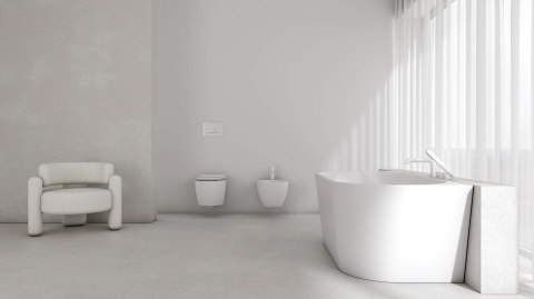 Miska WC z deską bezkołnierzowa Miska WC z deską bezkołnierzowa