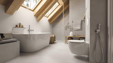 Miska WC z deską bezkołnierzowa Miska WC z deską bezkołnierzowa