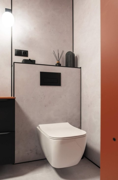 Miska WC z deską bezkołnierzowa Miska WC z deską bezkołnierzowa