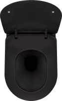 Miska WC z deską bezkołnierzowa